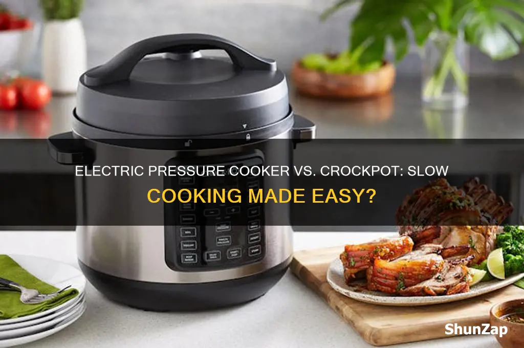 can an electric pressure cooker be used like a crockpot