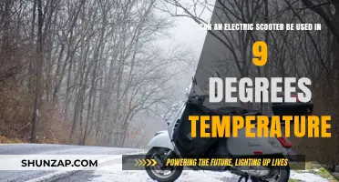 Riding Electric Scooters in Cold Weather: 9 Degrees and Below