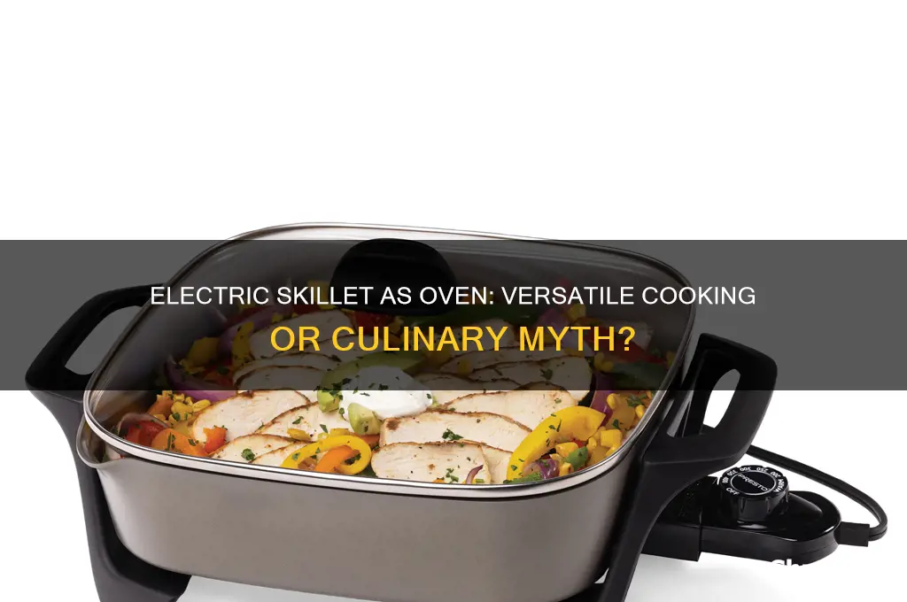 can an electric skillet be used as an oven