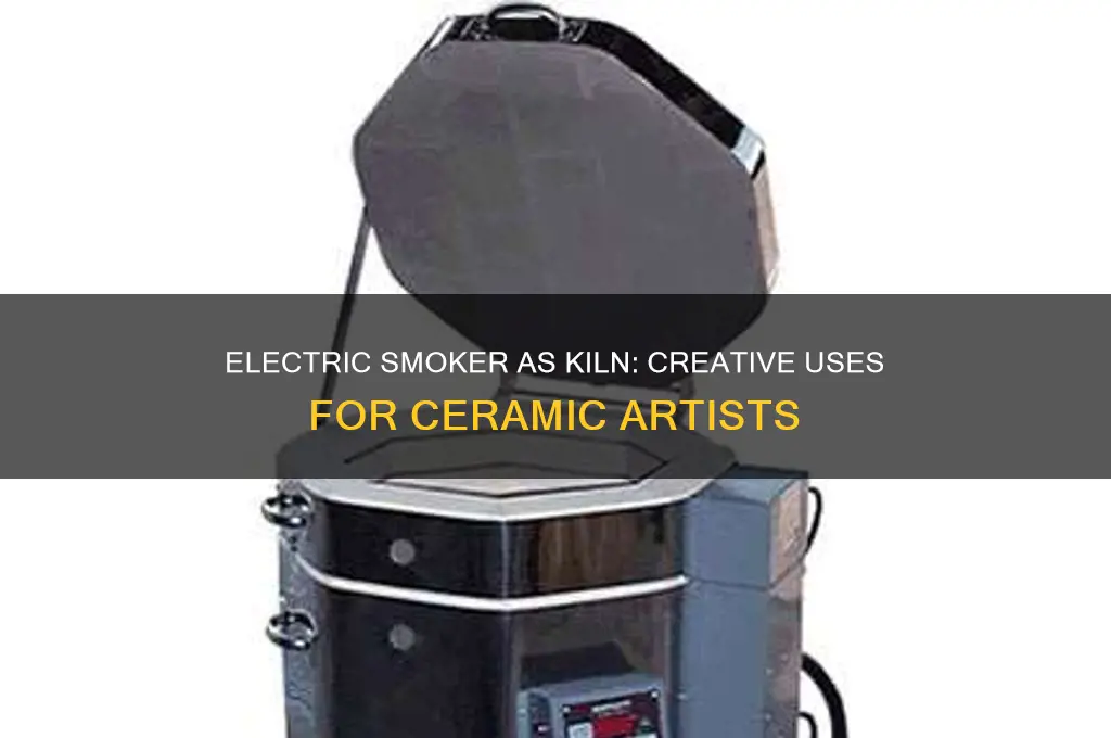 can an electric smoker be used as a kiln