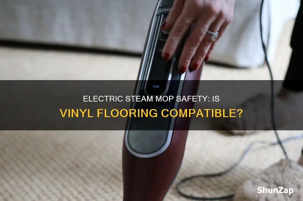 can an electric steam mop be used on vinyl flooring