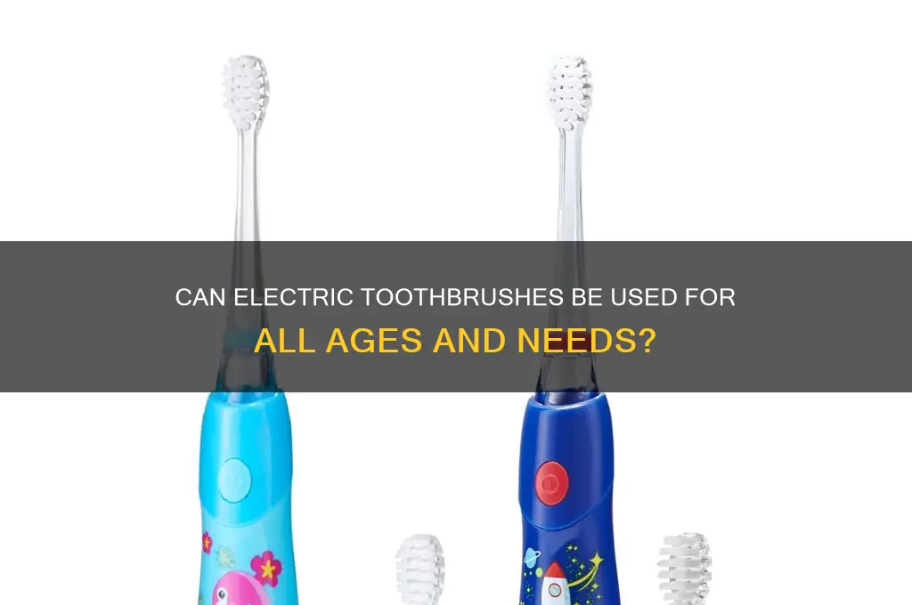 can an electric toothbrush be used