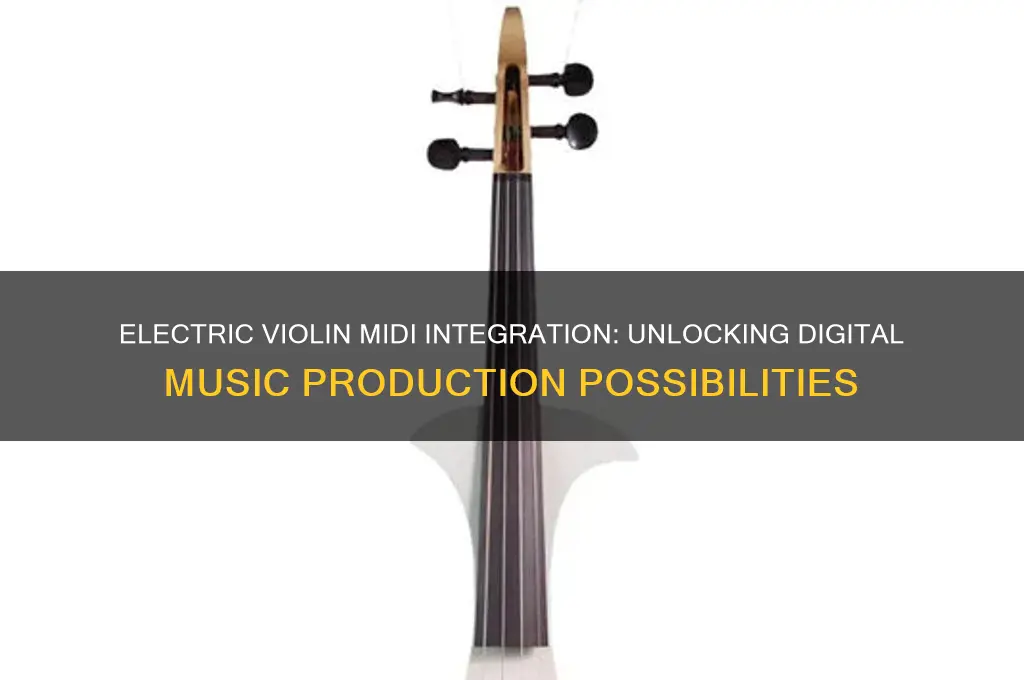 can an electric violin be used as midi