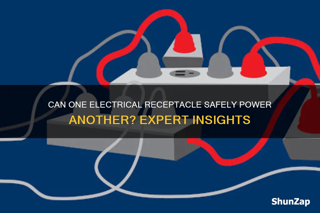 can an electrical receptical be used to feed another one