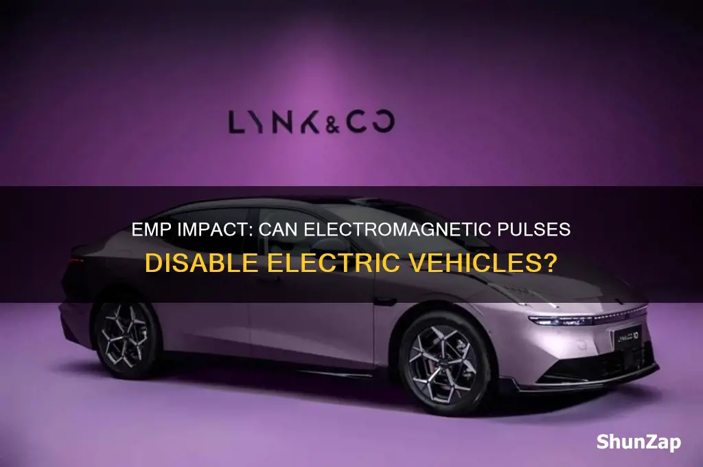 can an emp destroy an electric car