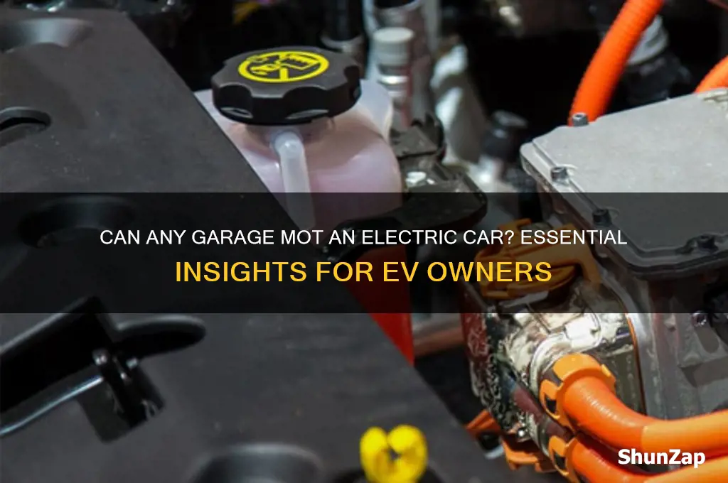 can any garage mot an electric car