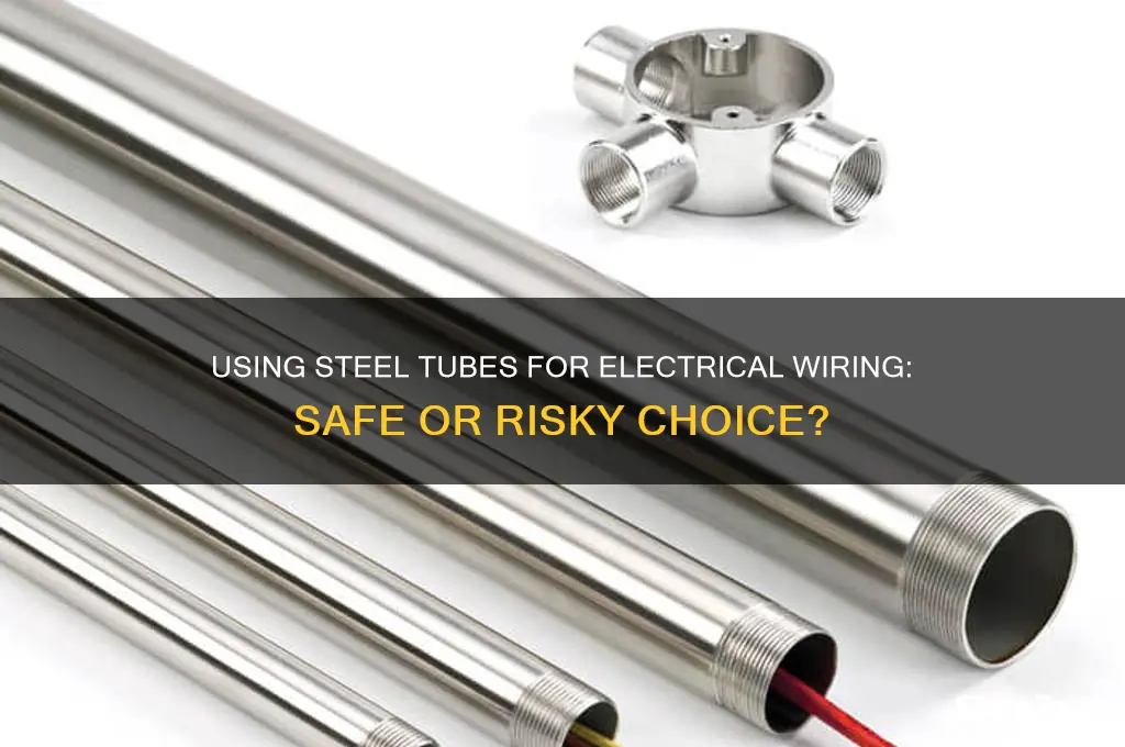 can any steel tube be used to run electrical wire
