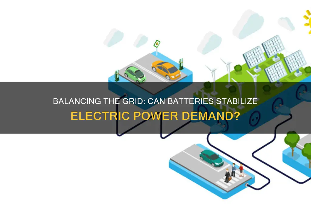 can batteries be used to load balance electric grid