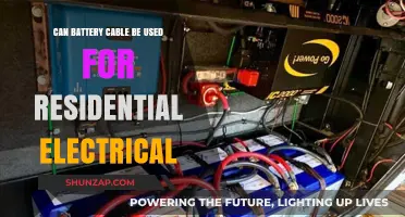 Using Battery Cables for Residential Electrical Wiring: Safe or Risky?
