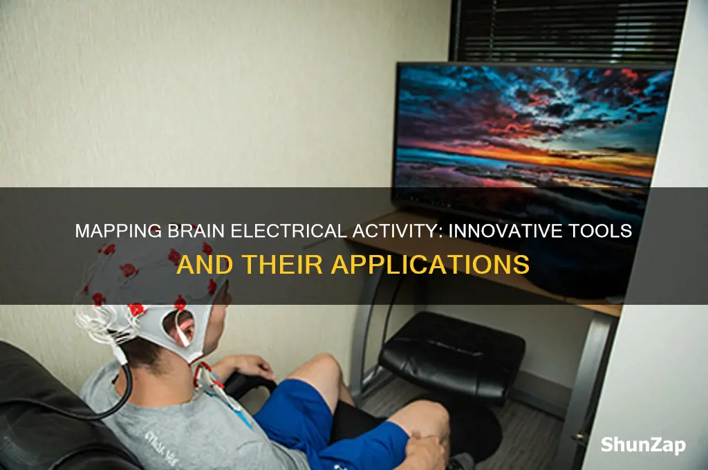 can be used to map electrical activity in the brain