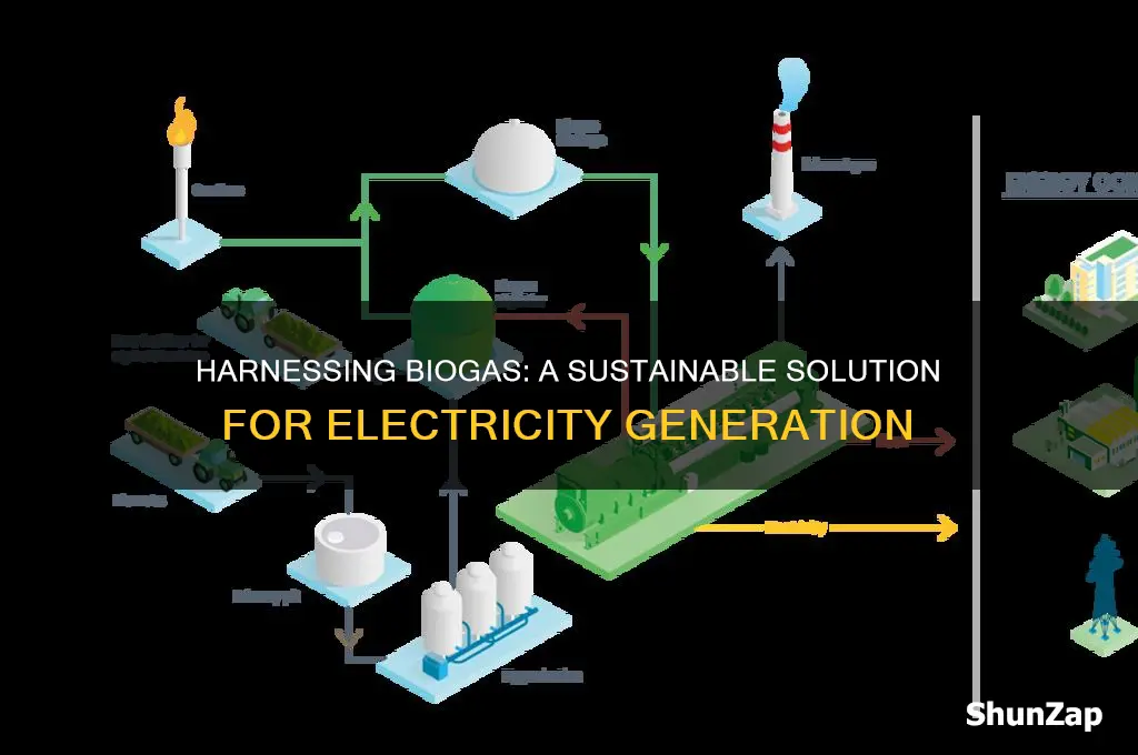 can biogas be used to generate electricity