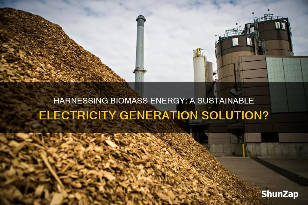 can biomass be used for electricity