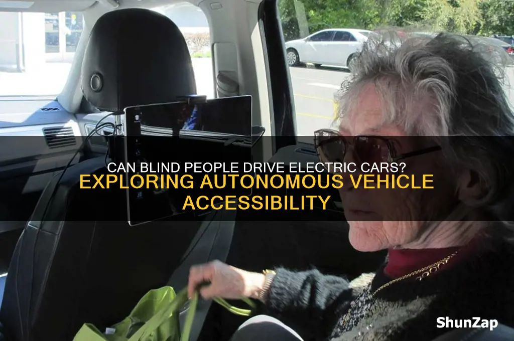 can blind people drive electric cars