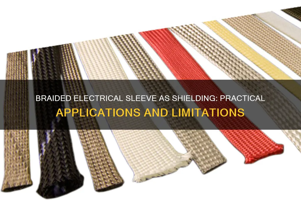can braided electrical sleeve be used as a shield