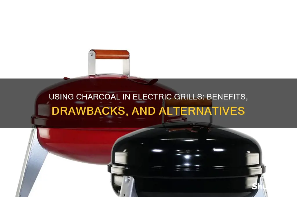 can charcoal be used for an electric grill