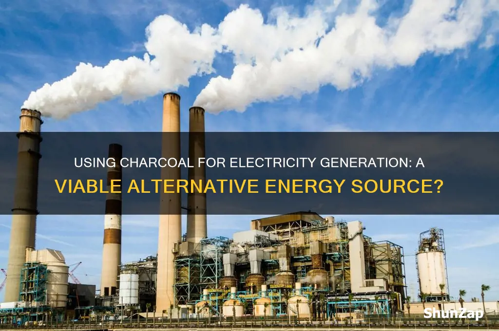 can charcoal be used to generate electricity