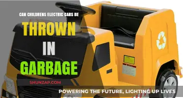 Can Children's Electric Cars Be Thrown in the Garbage?