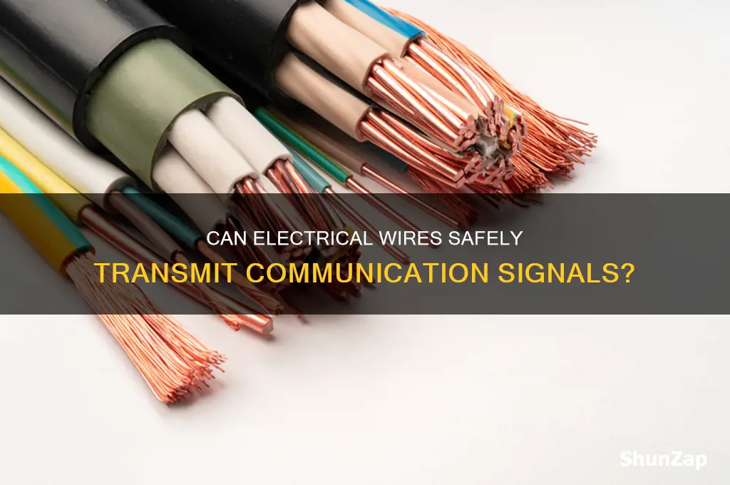 can comms use electrical wire