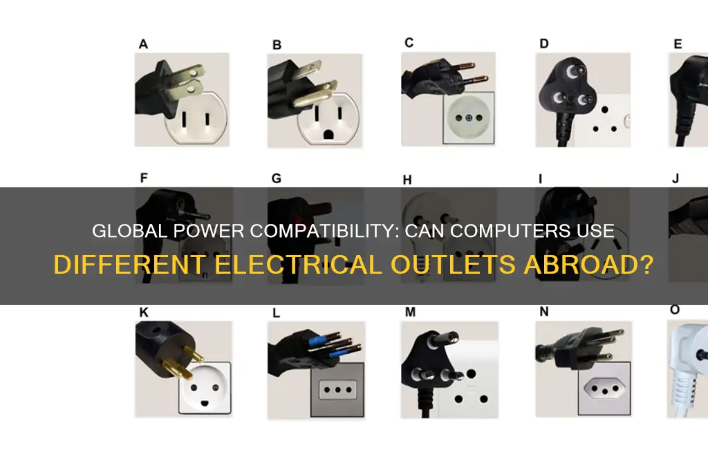 can computers use different electrical outlets in different countries