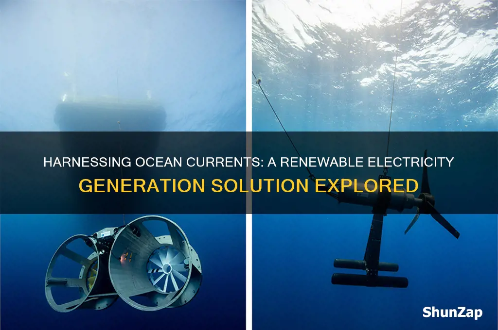 can currents be used to generate electricity