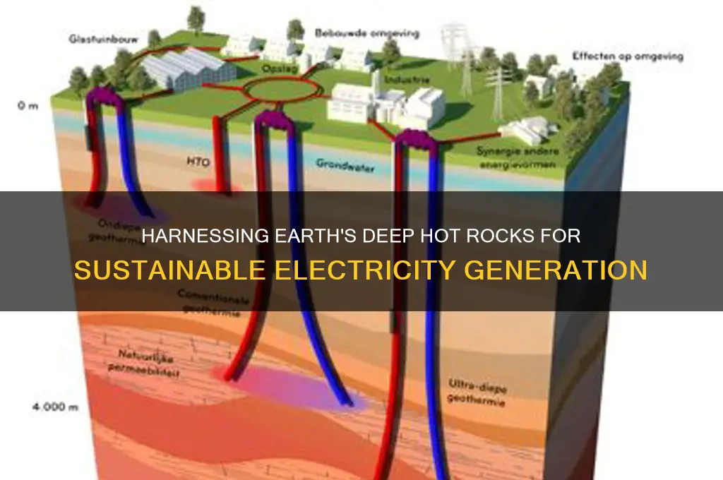can deeper hot rocks be used to generate electricity