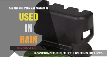 Using Delphi Electric Car Chargers Safely in Rainy Weather Conditions