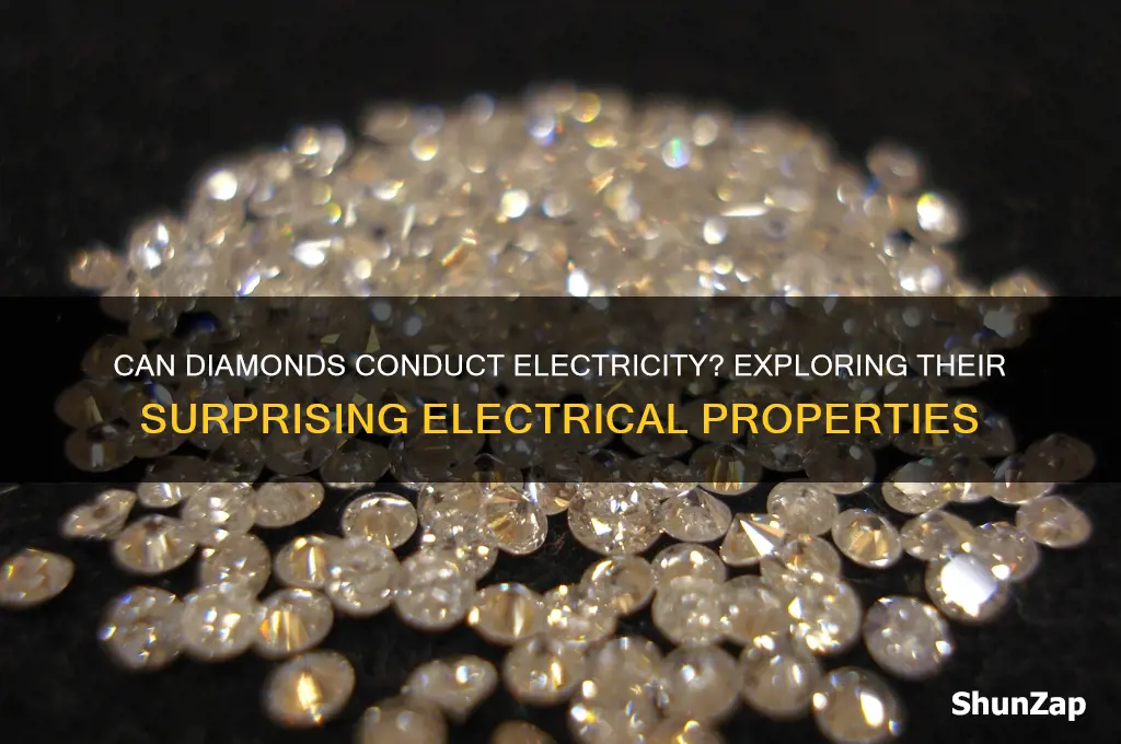can diamonds be used as a conduct electricity