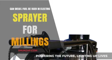 Using Diesel Fuel in Electric Sprayers for Milling Operations: Is It Possible?