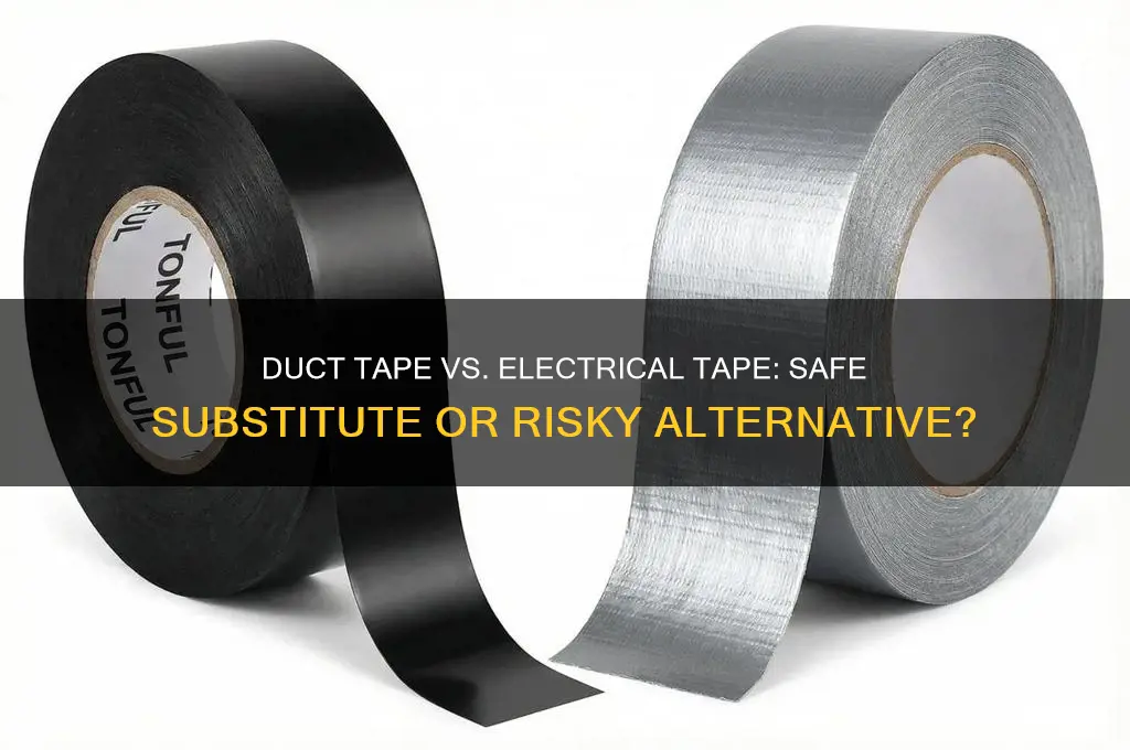 can duct tape be used as electric tape