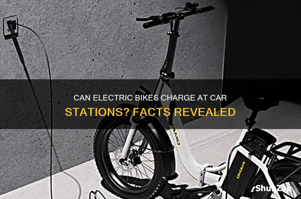 can electric bike be charged at electric car stations