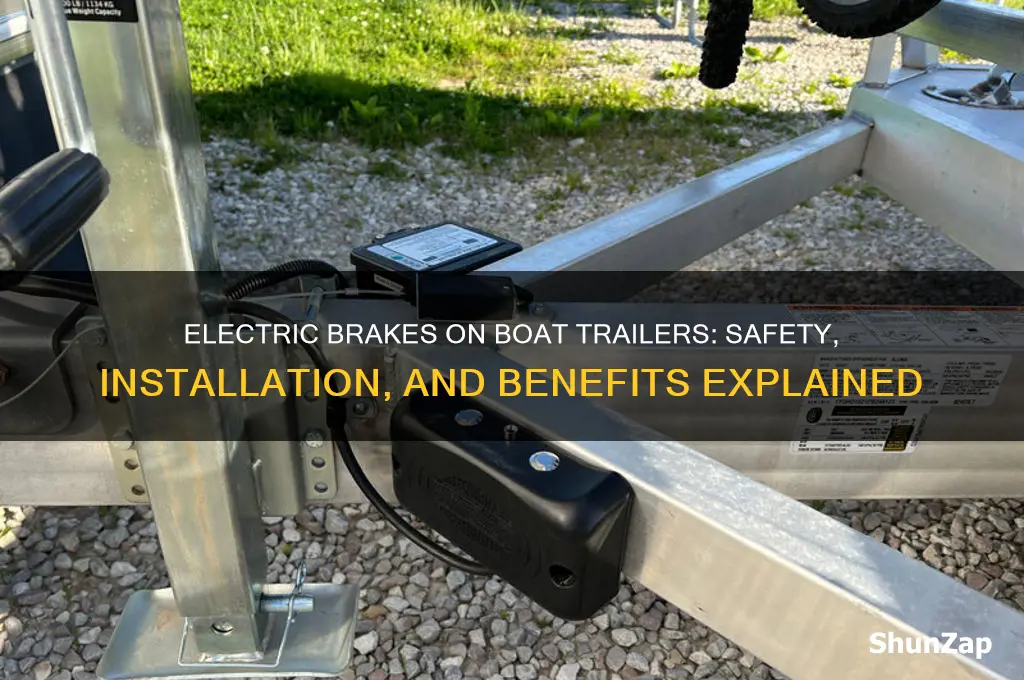 can electric brakes be used on a boat trailer