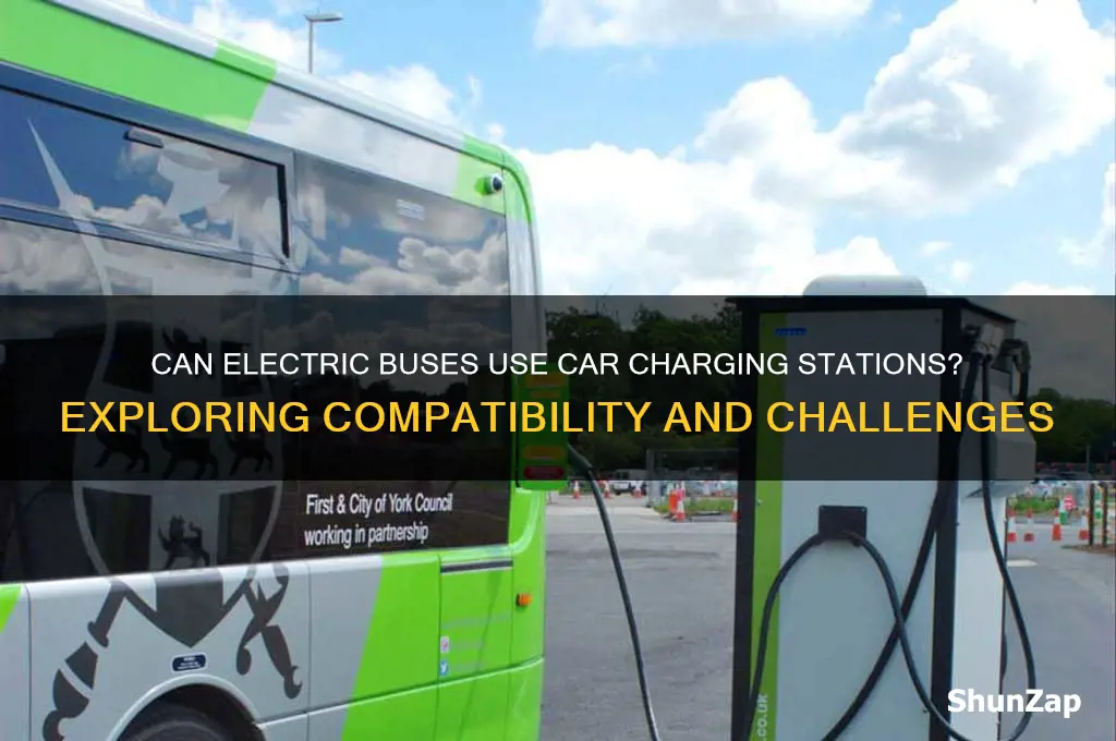 can electric buses be charged with car charging station