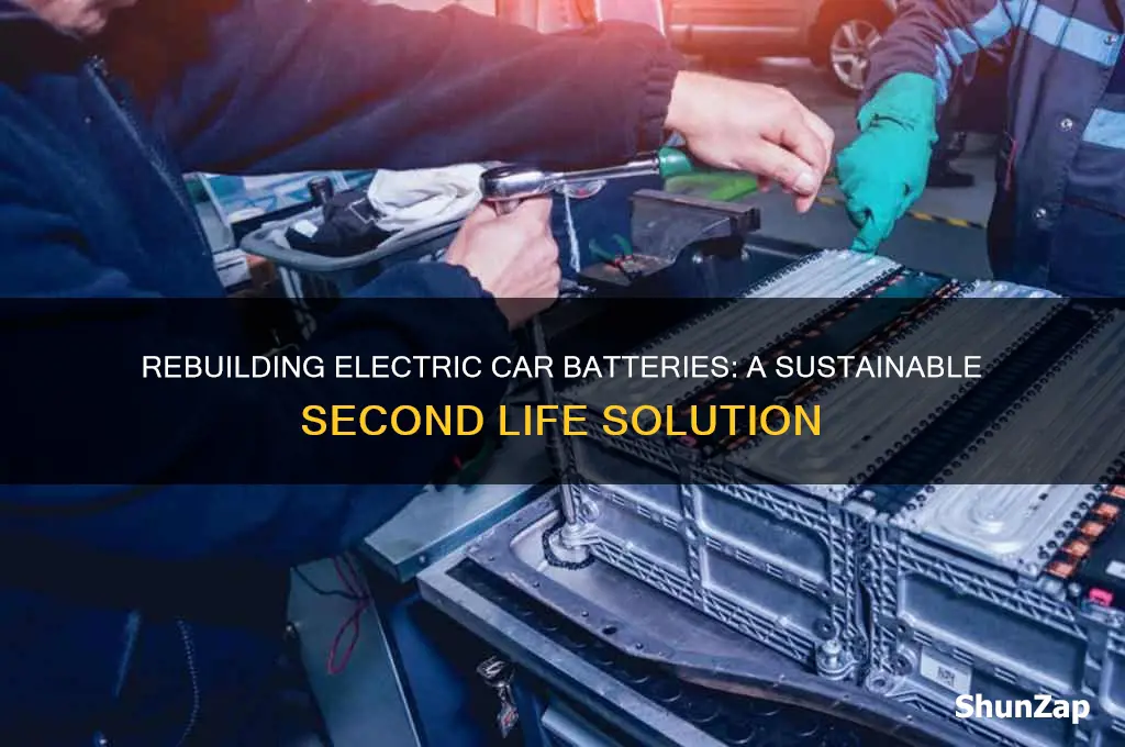 can electric car batteries be rebuilt