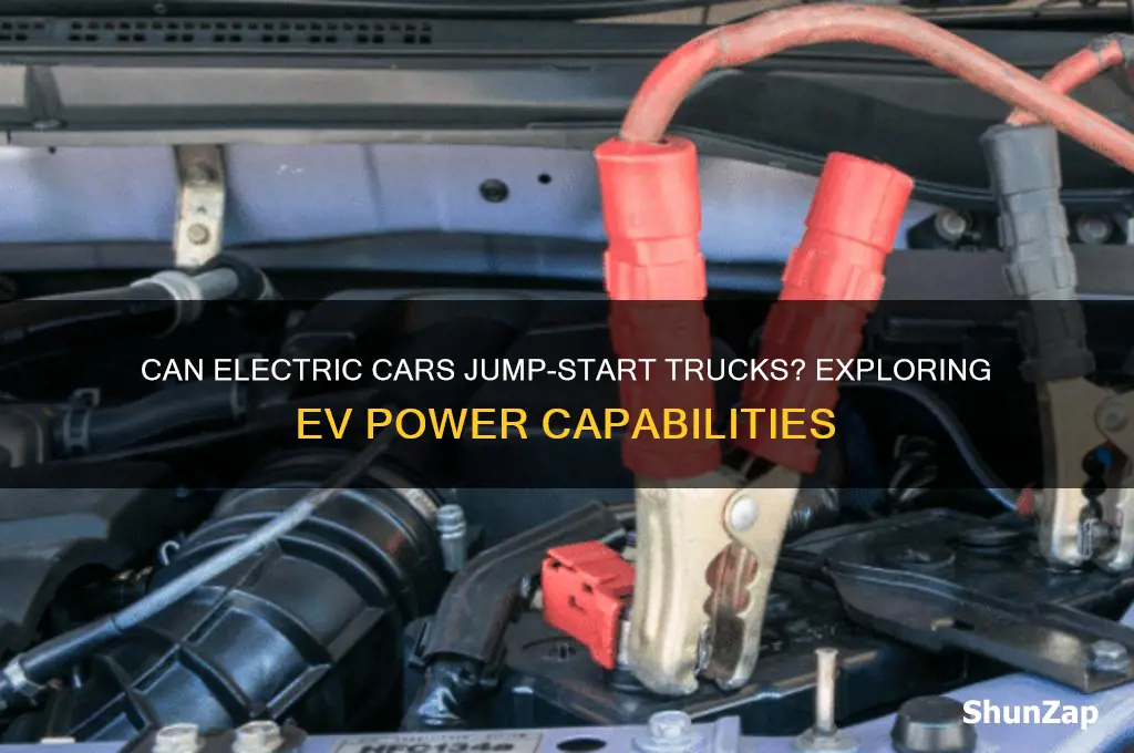 can electric car jump truck