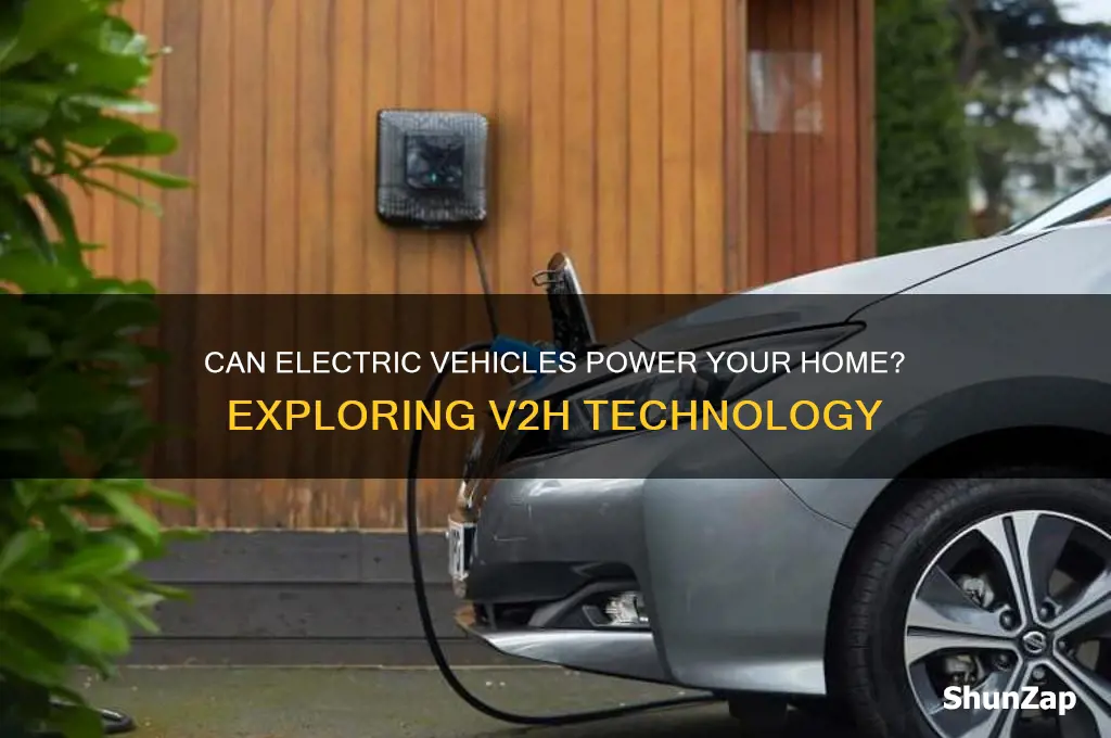 can electric car power a house