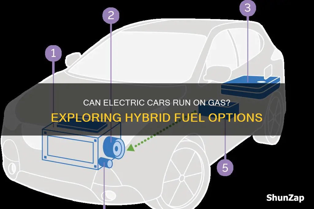 can electric cars also use gas