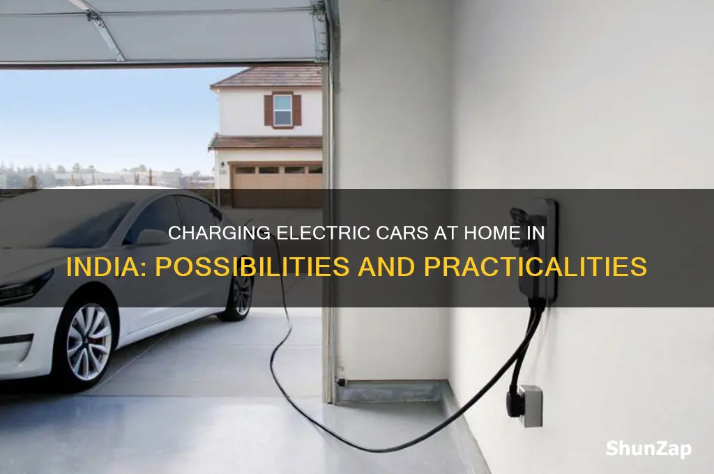 can electric cars be charged at home in india