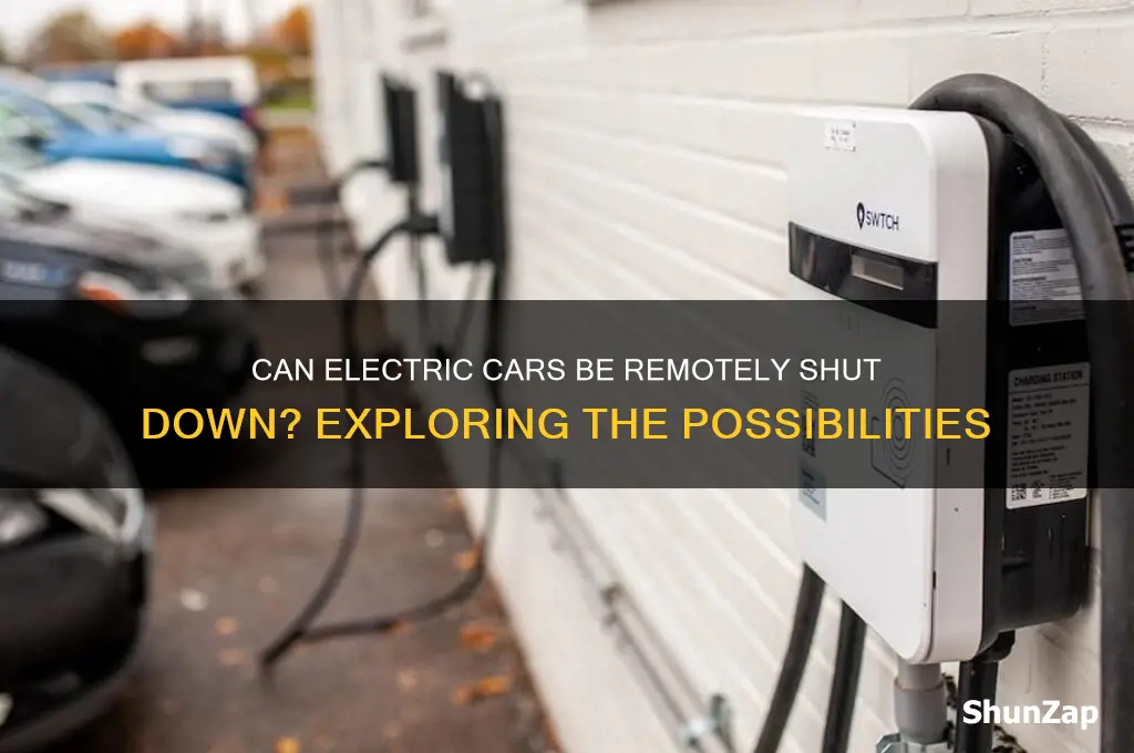 can electric cars be shut down remotely