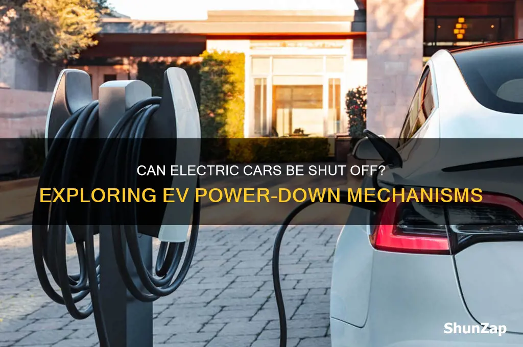 can electric cars be shut off