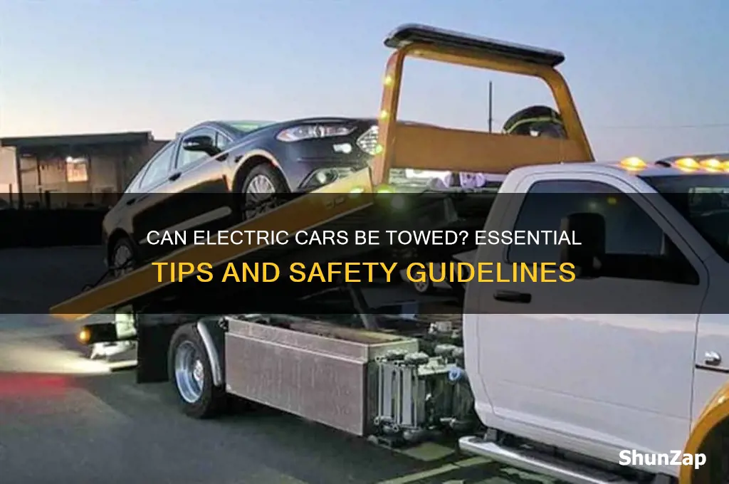 can electric cars be towed