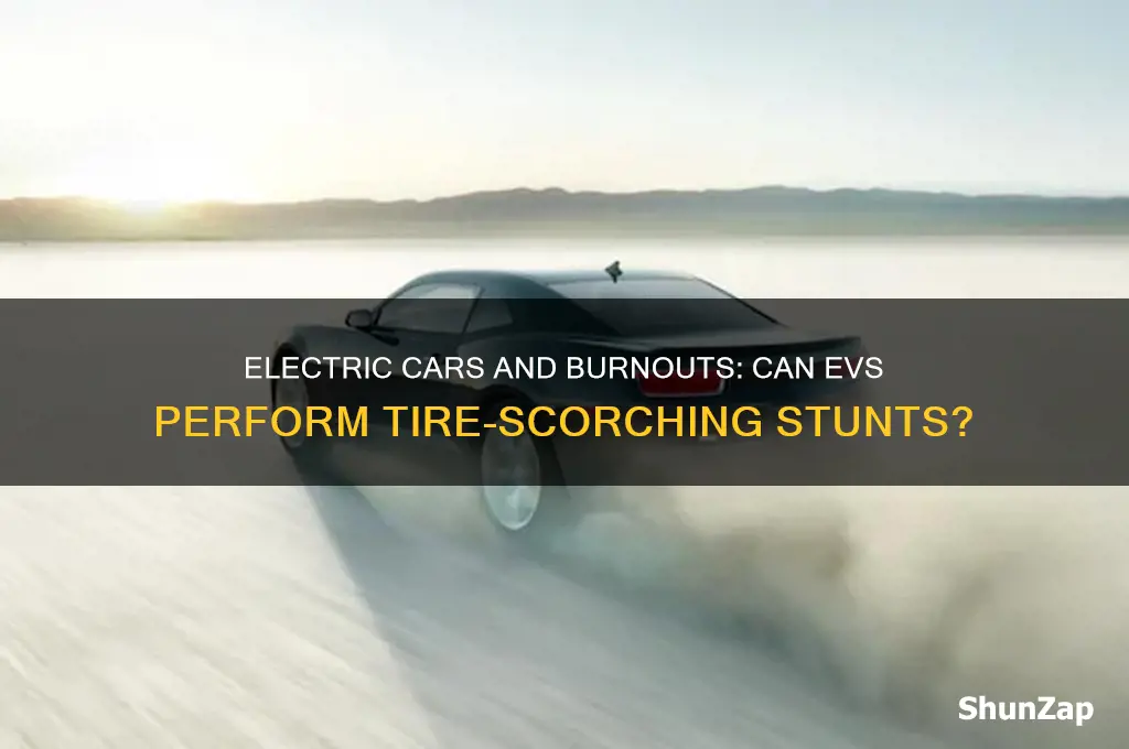 can electric cars do burnouts