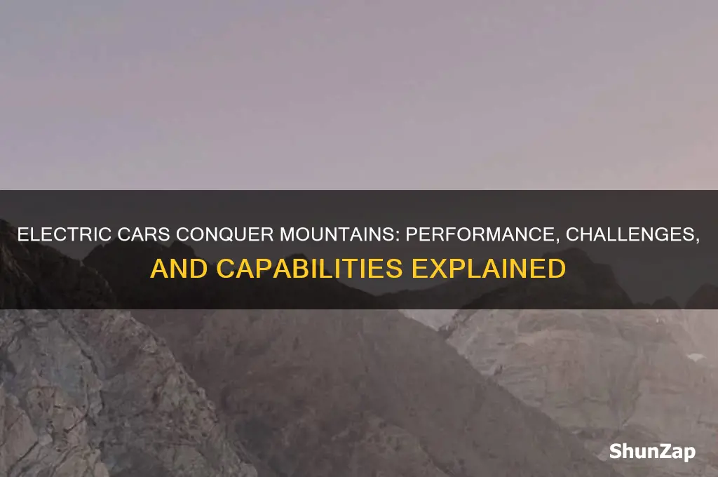 can electric cars drive up a mountain