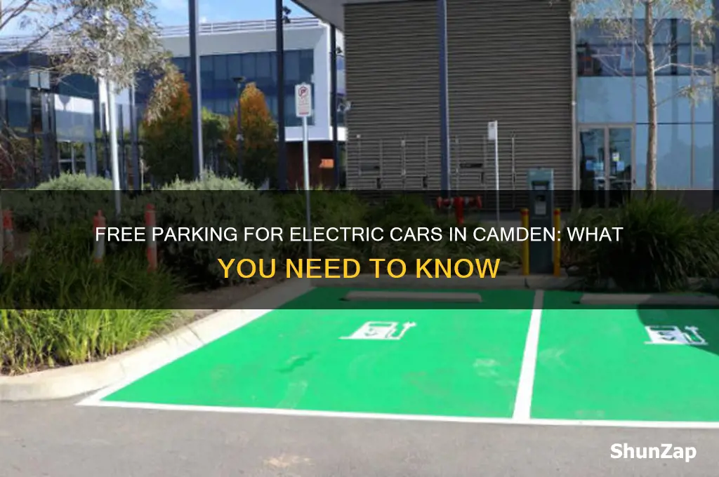 can electric cars park for free camden