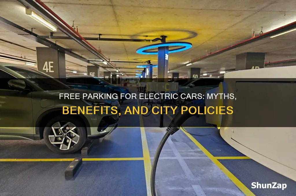 can electric cars park for free