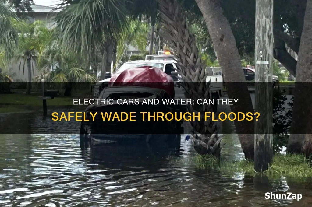 can electric cars wade through water