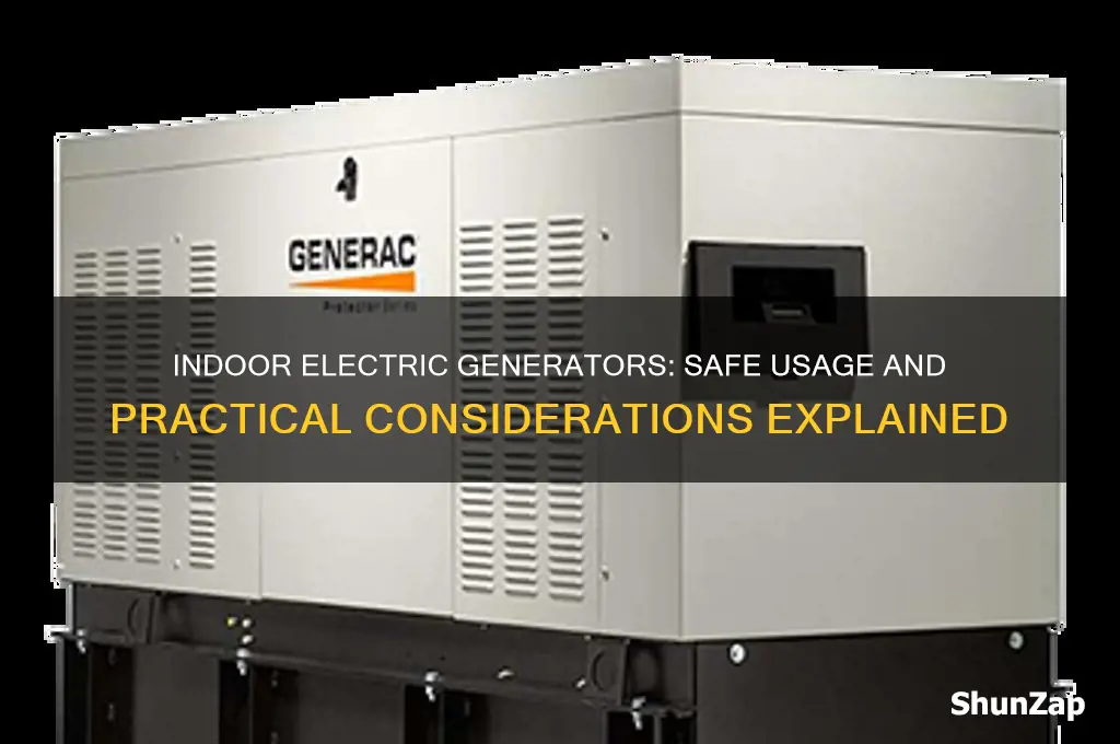 can electric generators be used indoors