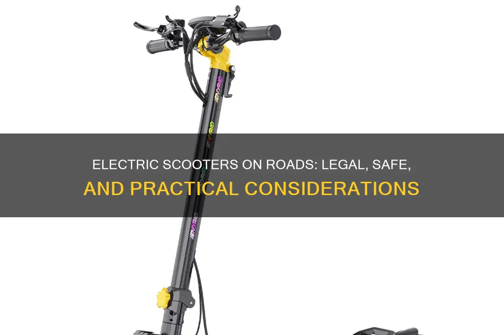 can electric scooter be used on the road