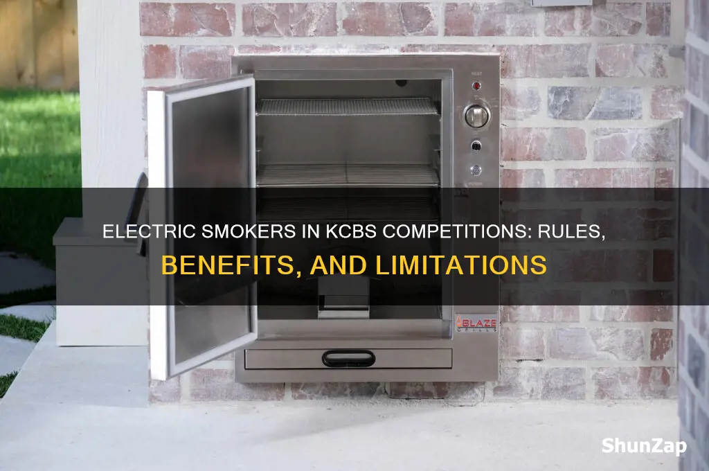 can electric smokers be used in kcbs competition