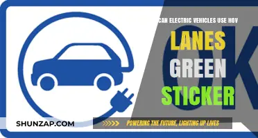 Can Electric Vehicles Access HOV Lanes with Green Stickers?