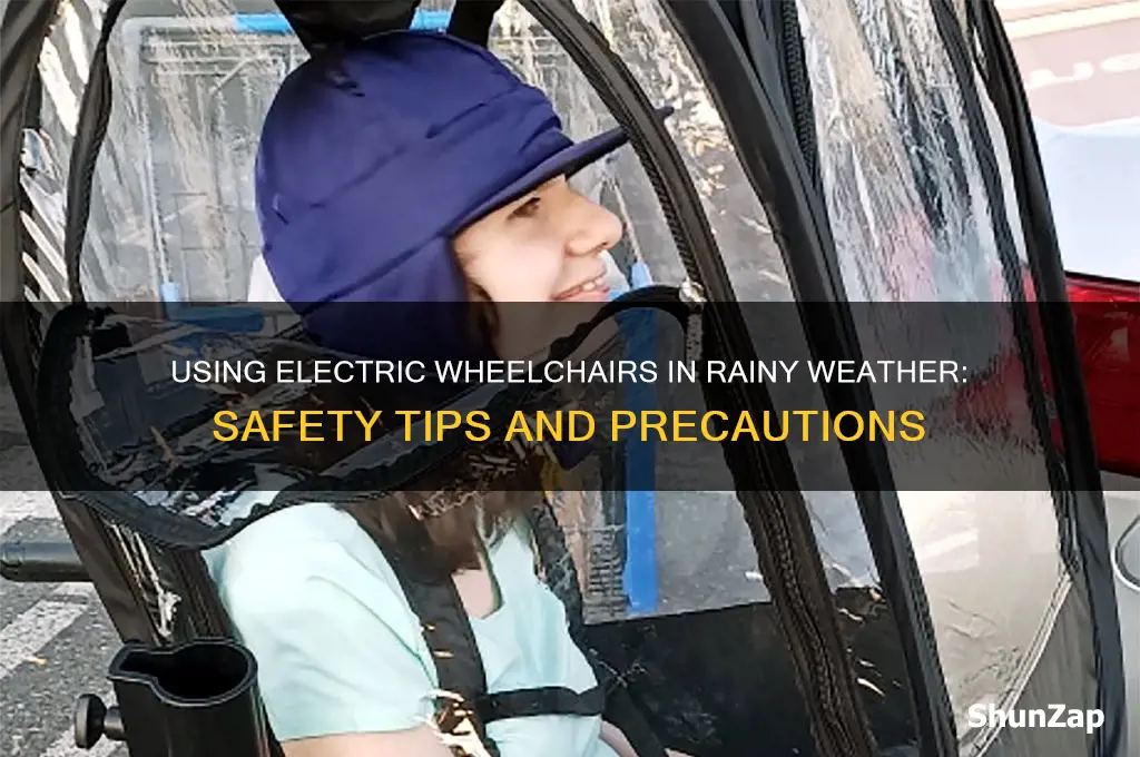 can electric wheelchair be used in rain